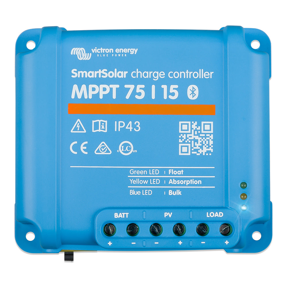 Victron SmartSolar MPPT Solar Charge Controller 75V 15Amp UL Approved SCC075015060R